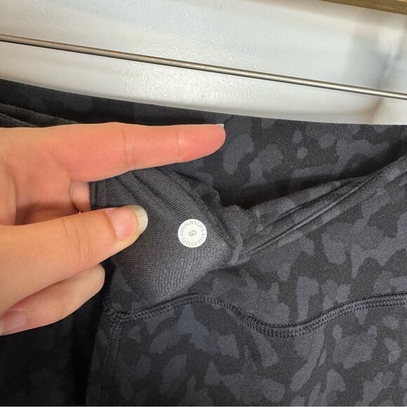 Lululemon Align Jogger 28" Formation Camo Deep Coal Multi Nulu Pants Stretchy 6 - Picture 6 of 6